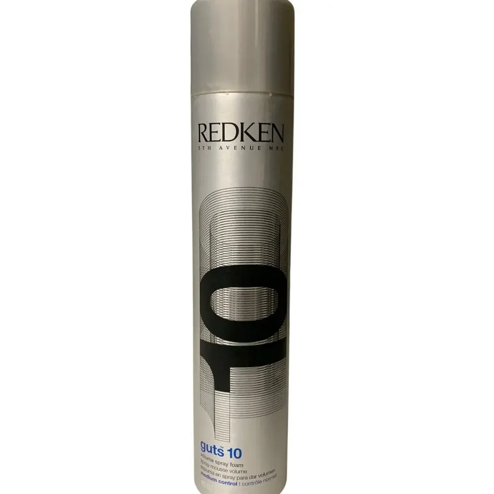 Redken Guts 10 Root Volume Spray 10.58 oz Silver Can Original Formula